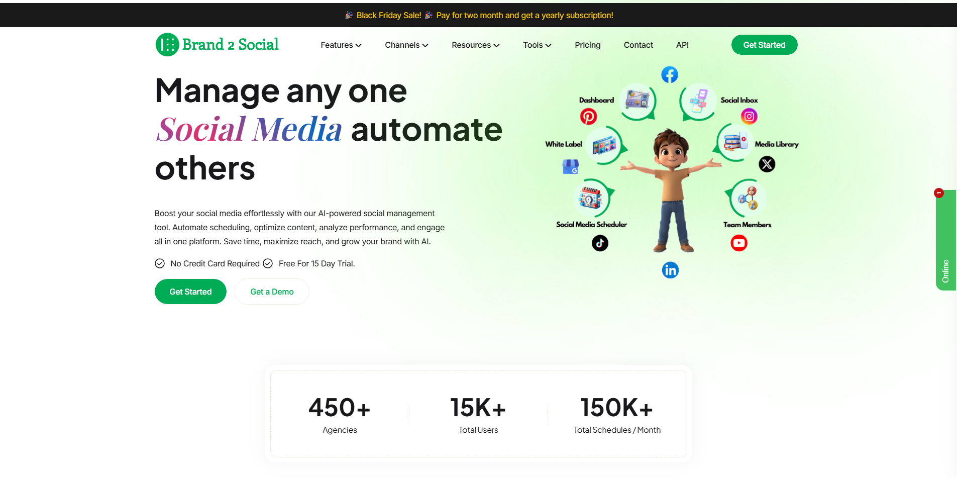 screenshot of Brand2Social