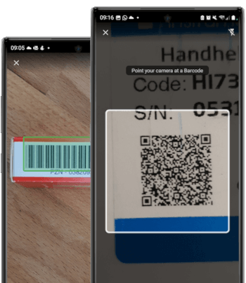 screenshot of Docutain Barcode Scanner SDK