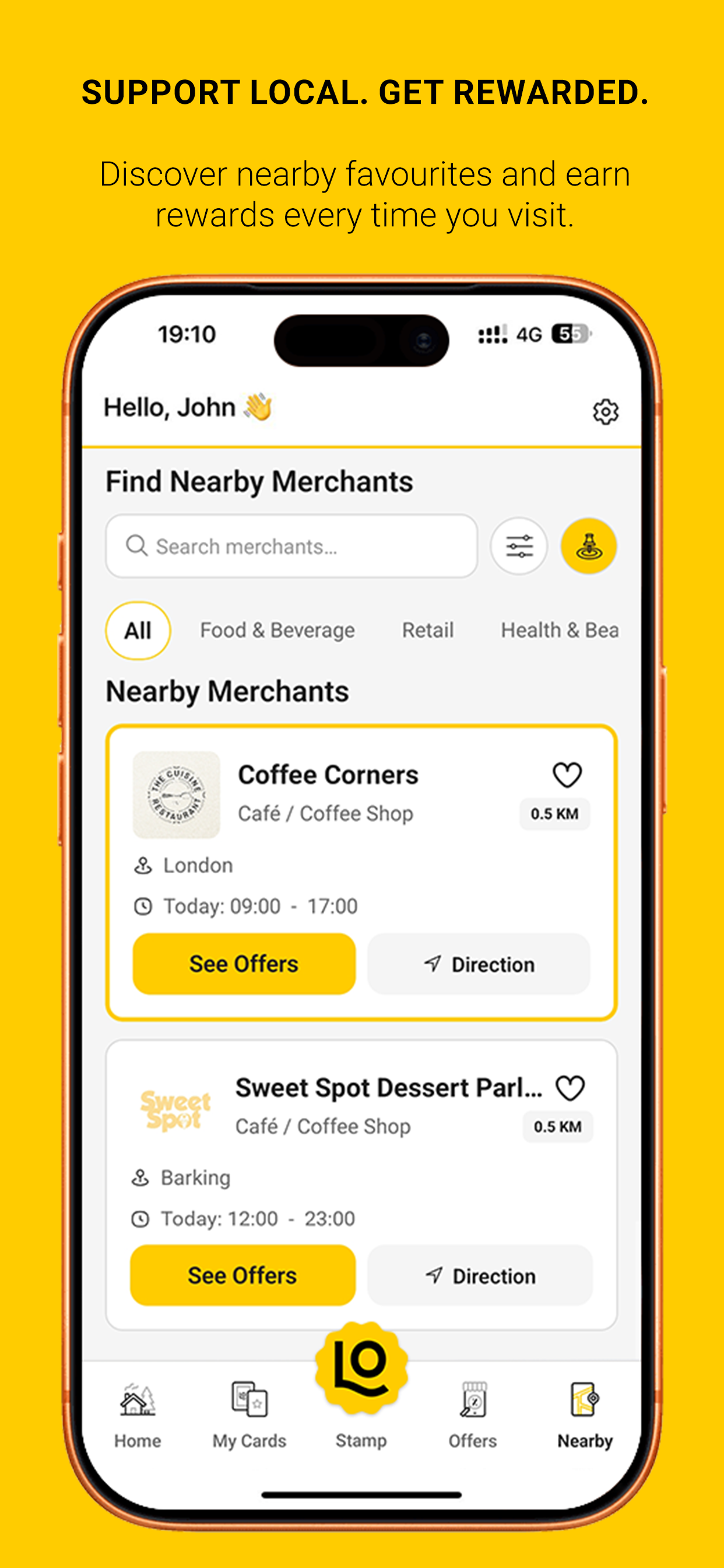 screenshot of Lokaly