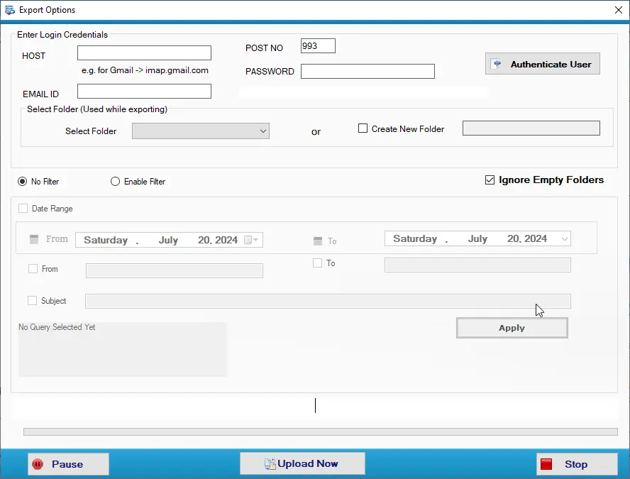 screenshot of Softaken OST Conversion Suite