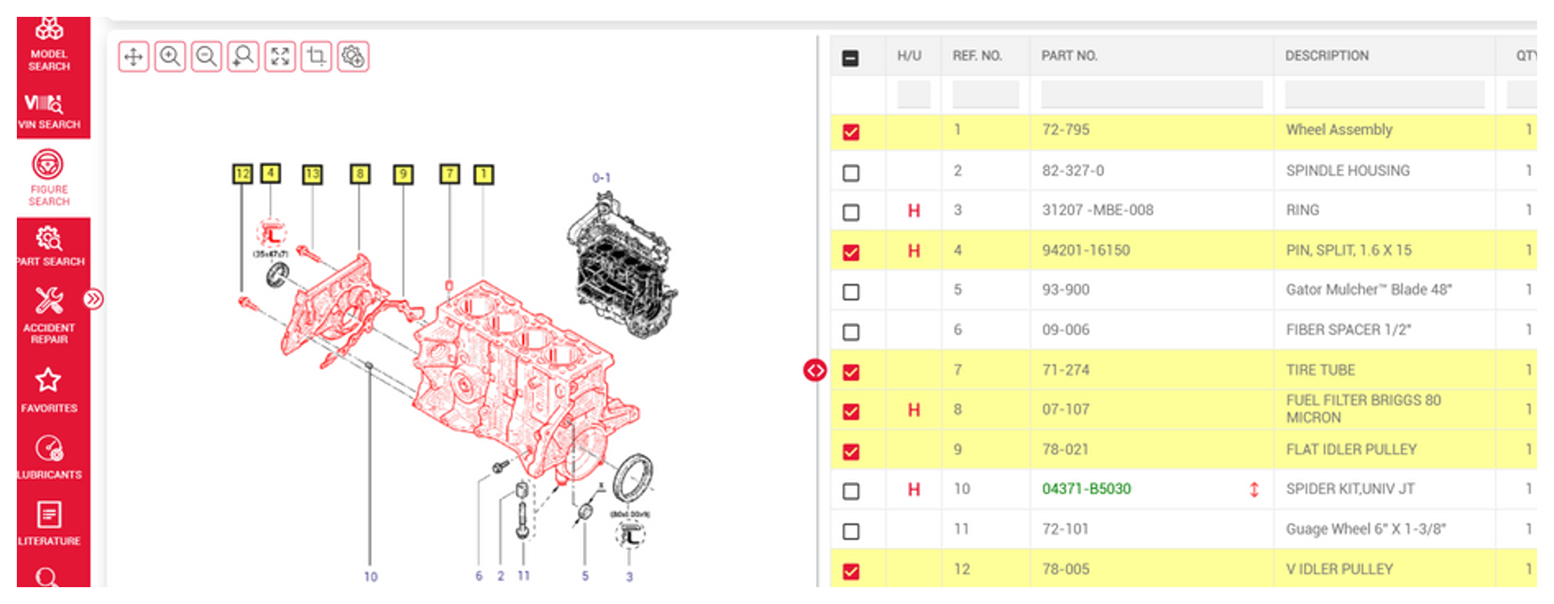 screenshot of Intelli Catalog