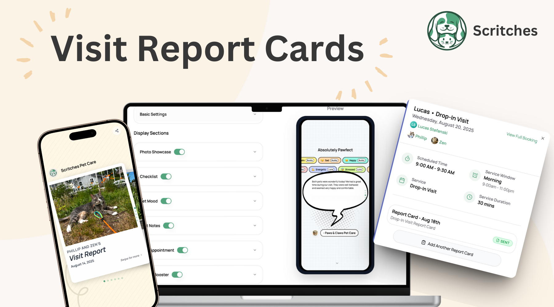 screenshot of Scritches