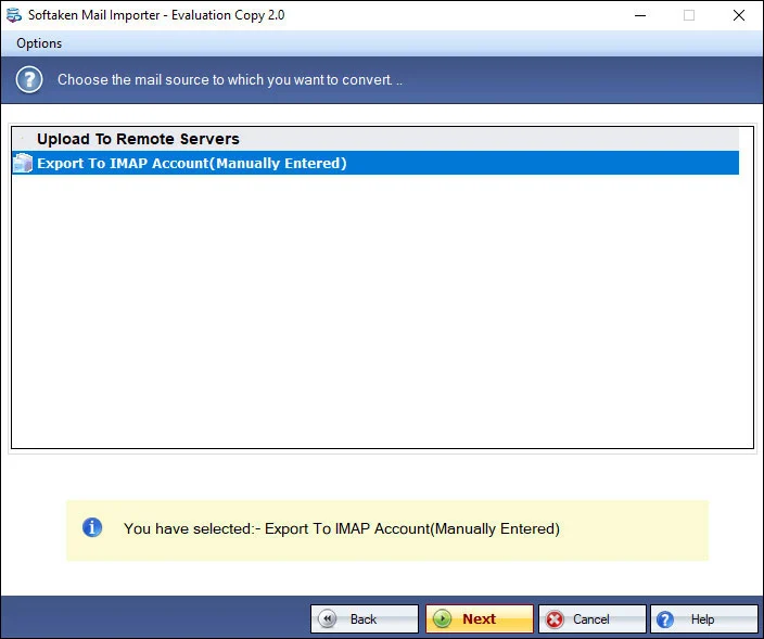 screenshot of Softaken PST to Office 365 Importer