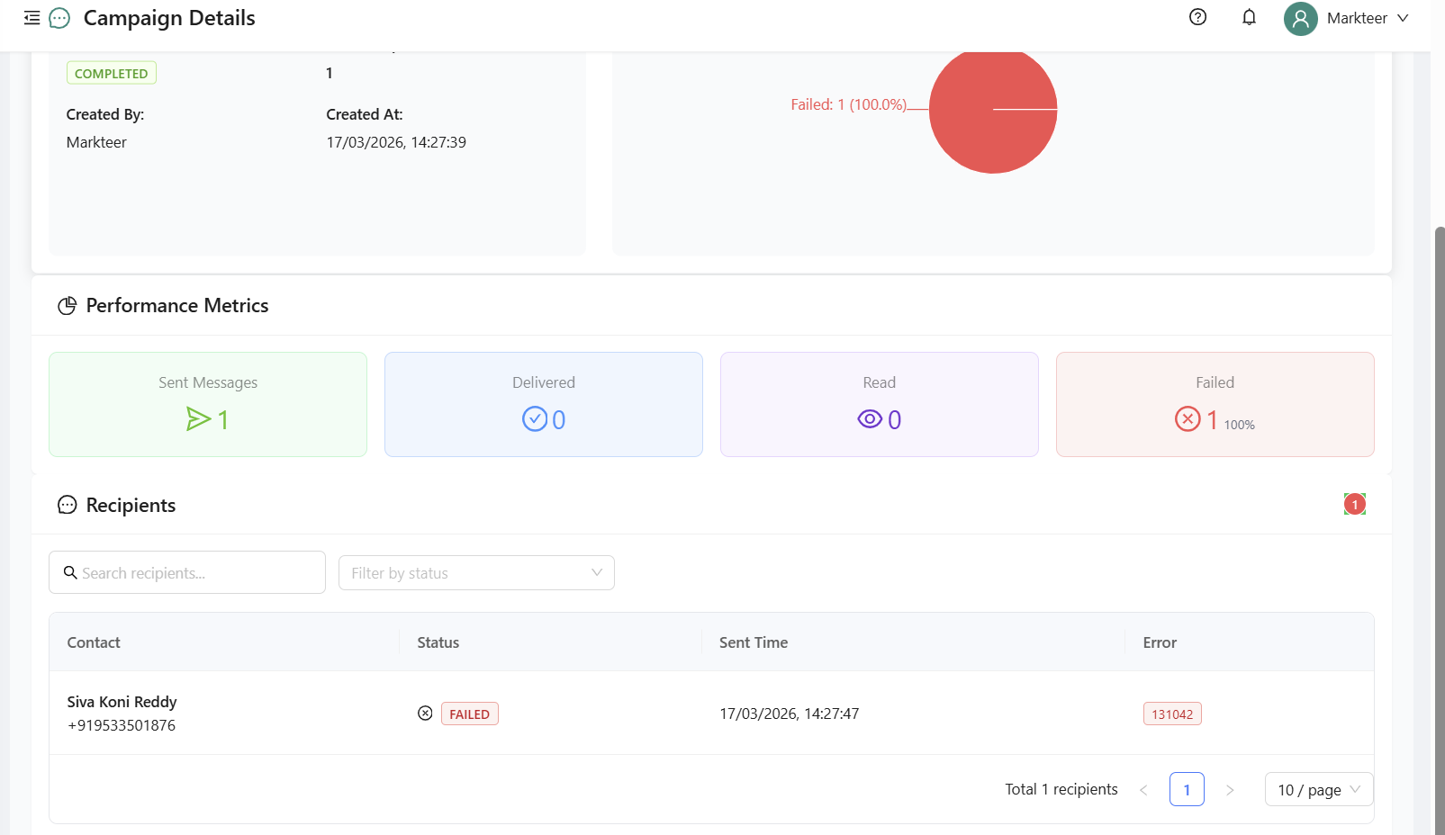 screenshot of WhatZCRM