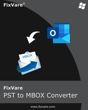 screenshot of Fixvare PST to MBOX Converter