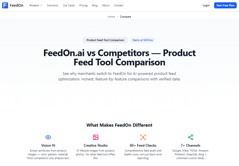 screenshot of Feedon AI
