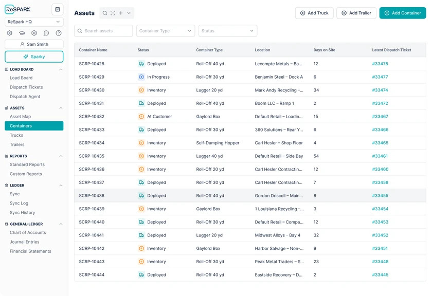 screenshot of reSpark Software