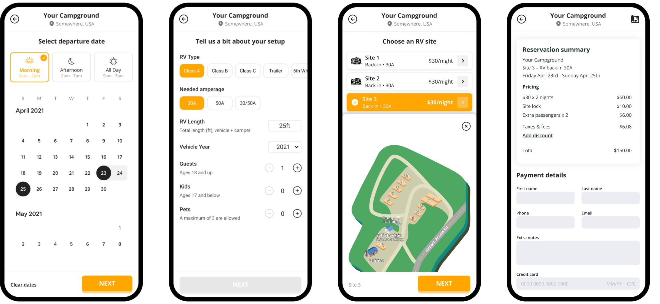 screenshot of Park With Us