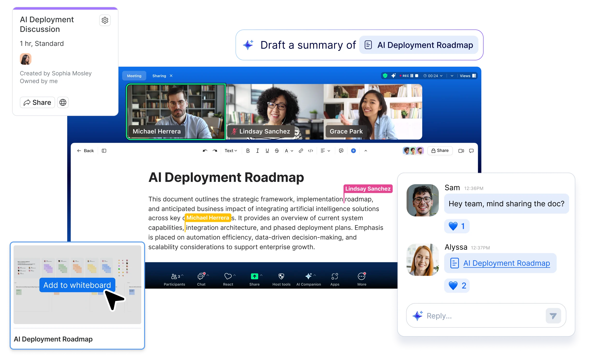 screenshot of Zoom Workplace