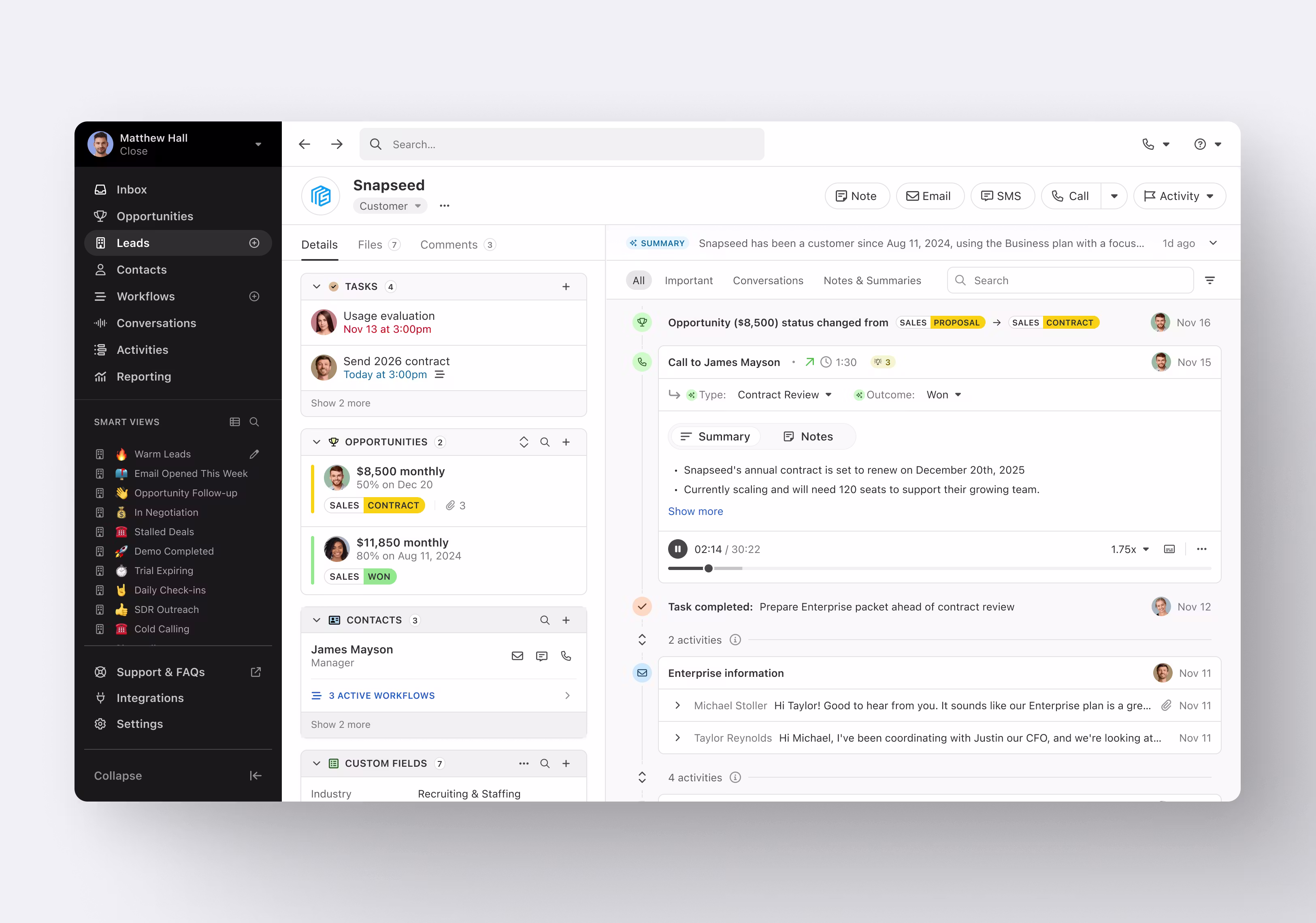 screenshot of Close