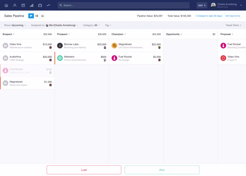 screenshot of Capsule