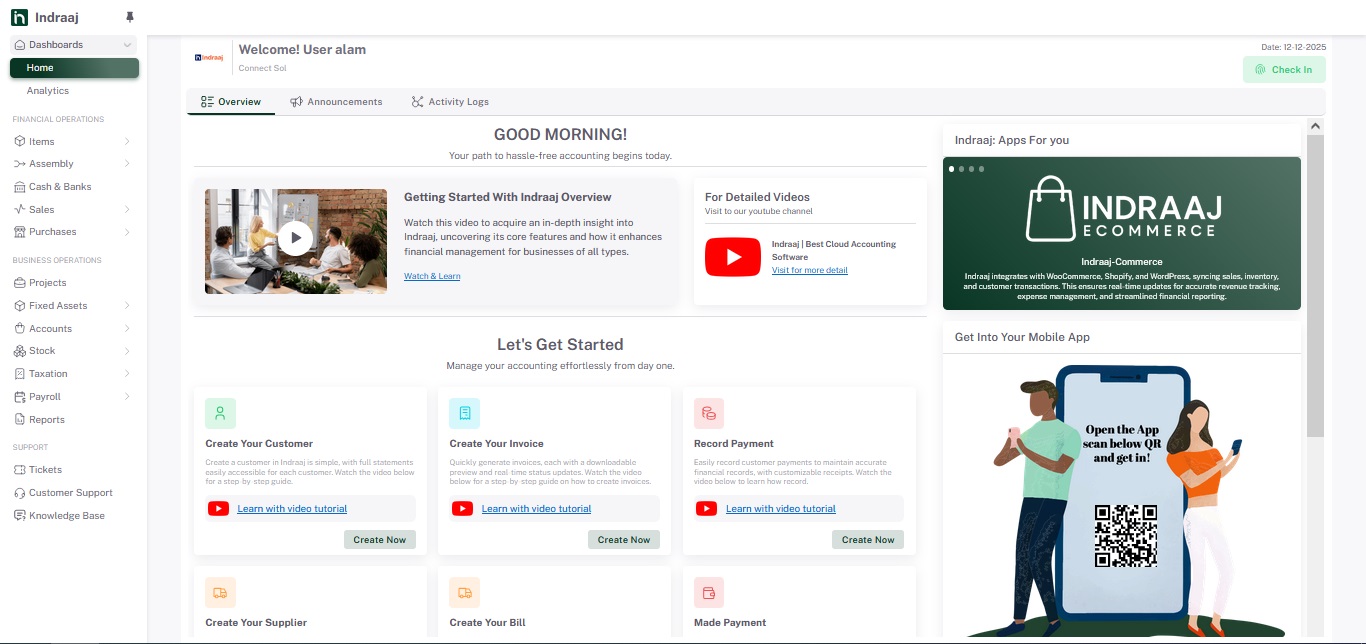 screenshot of Indraaj