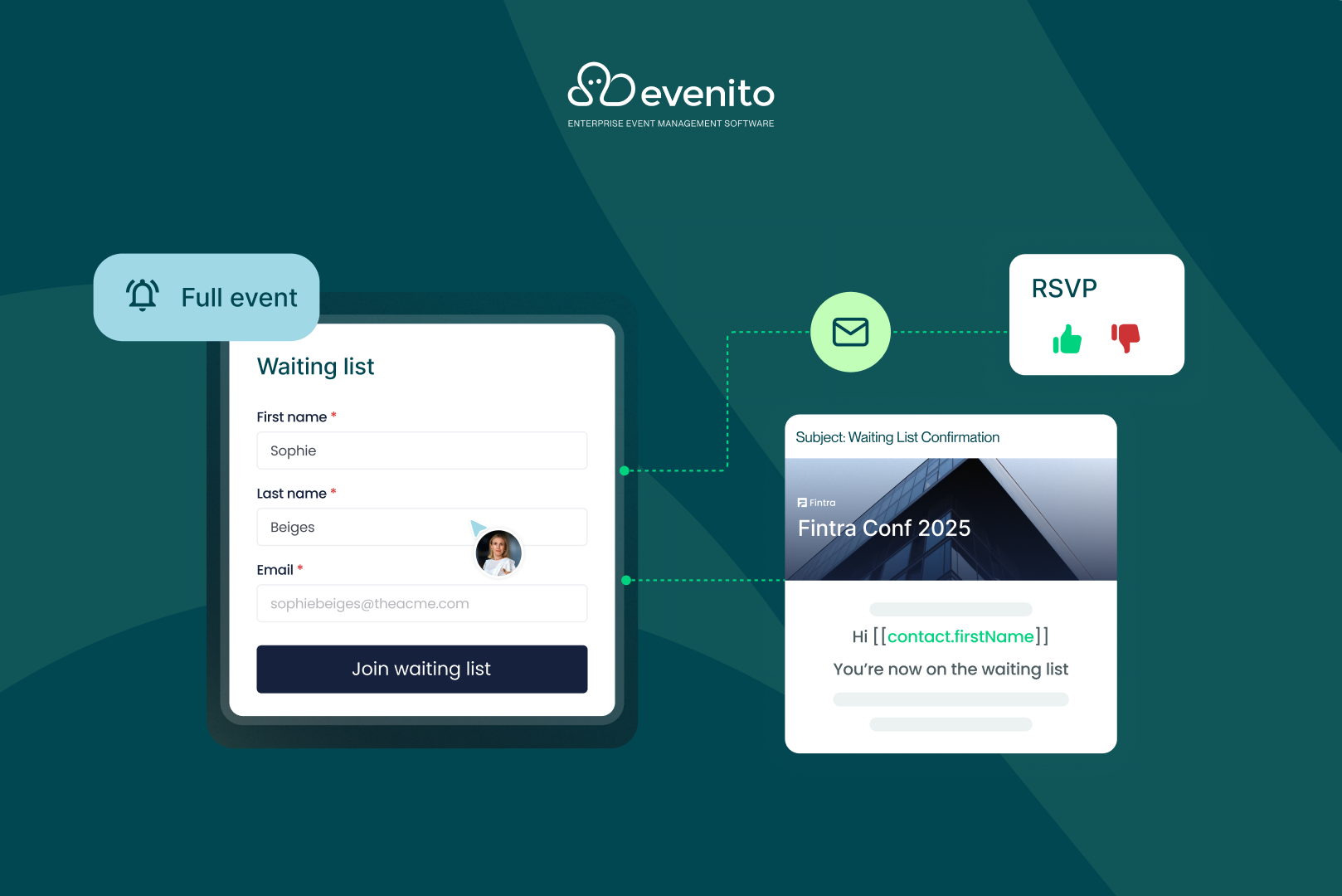 screenshot of evenito