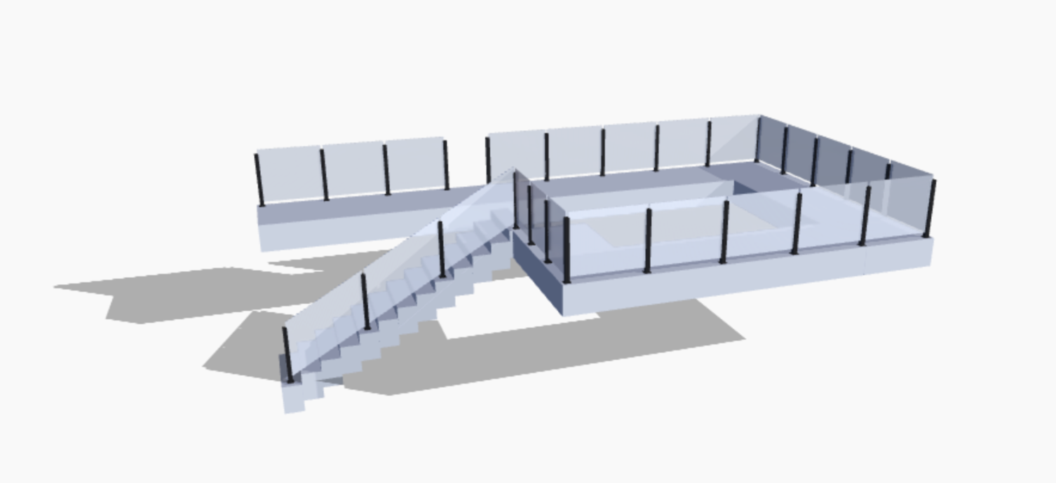 screenshot of Railing Designer