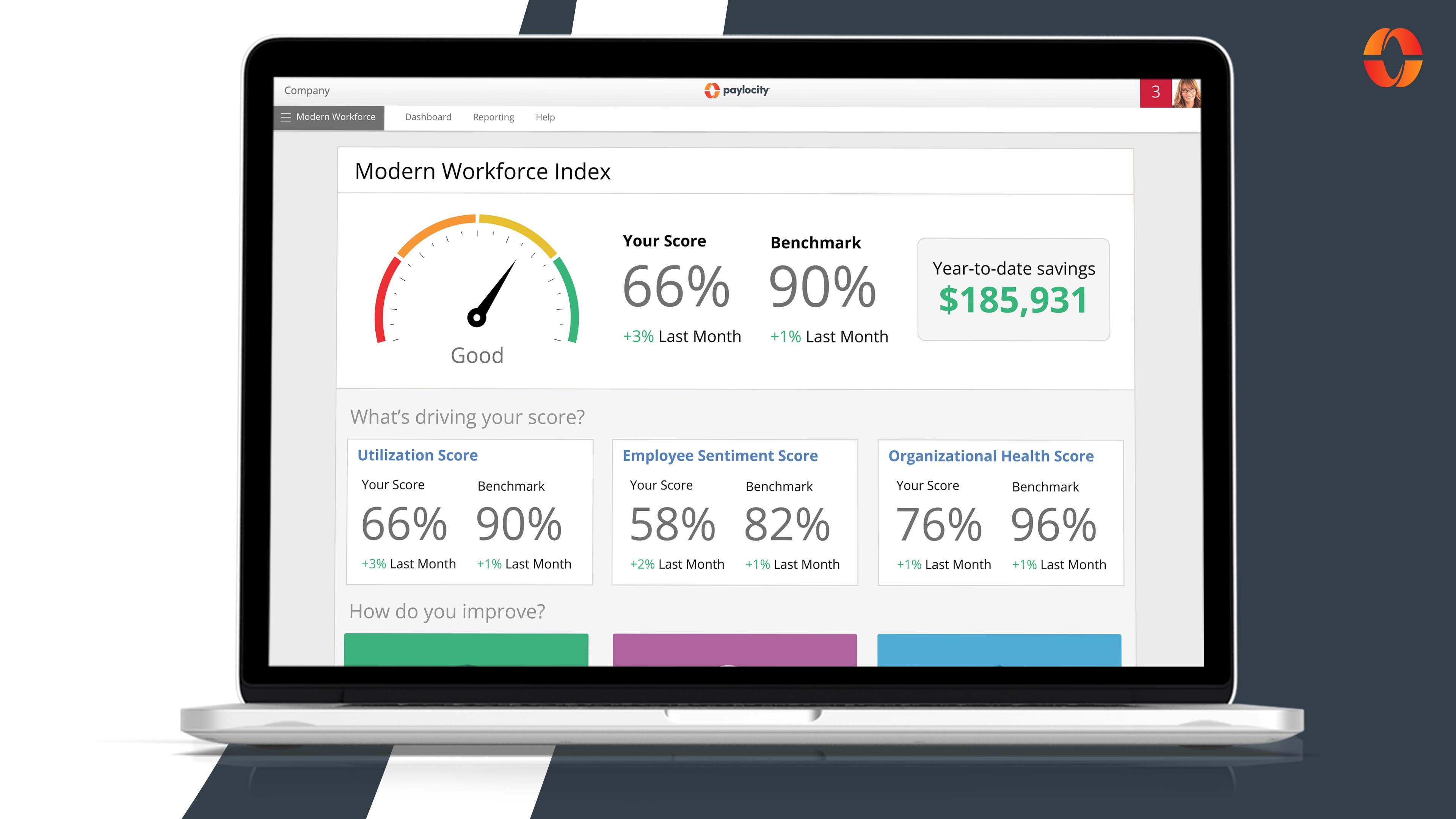 screenshot of Paylocity
