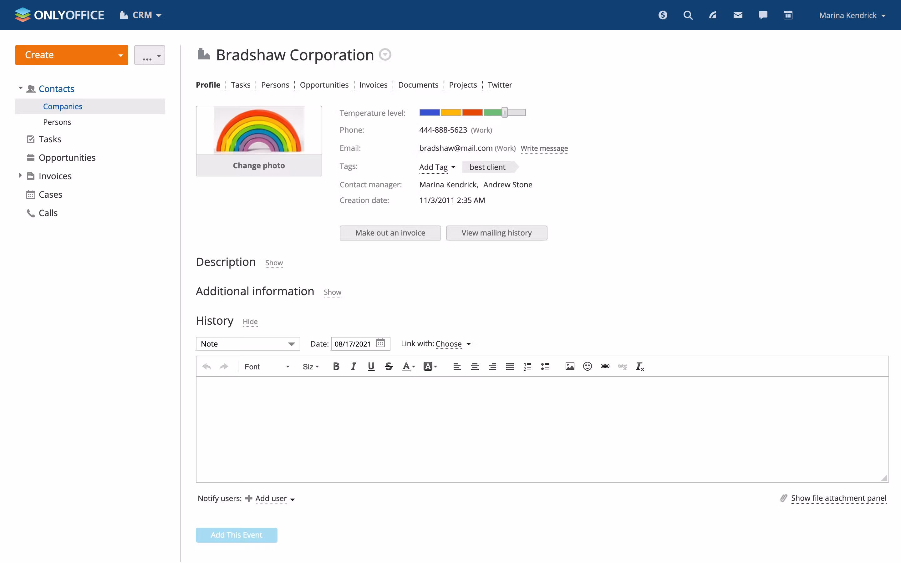 screenshot of ONLYOFFICE