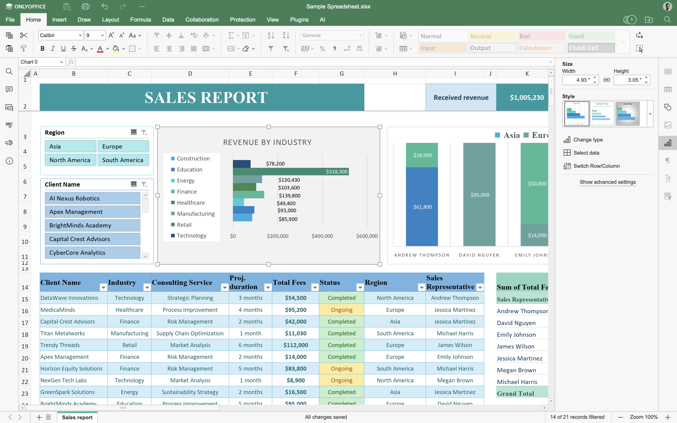 screenshot of ONLYOFFICE Docs