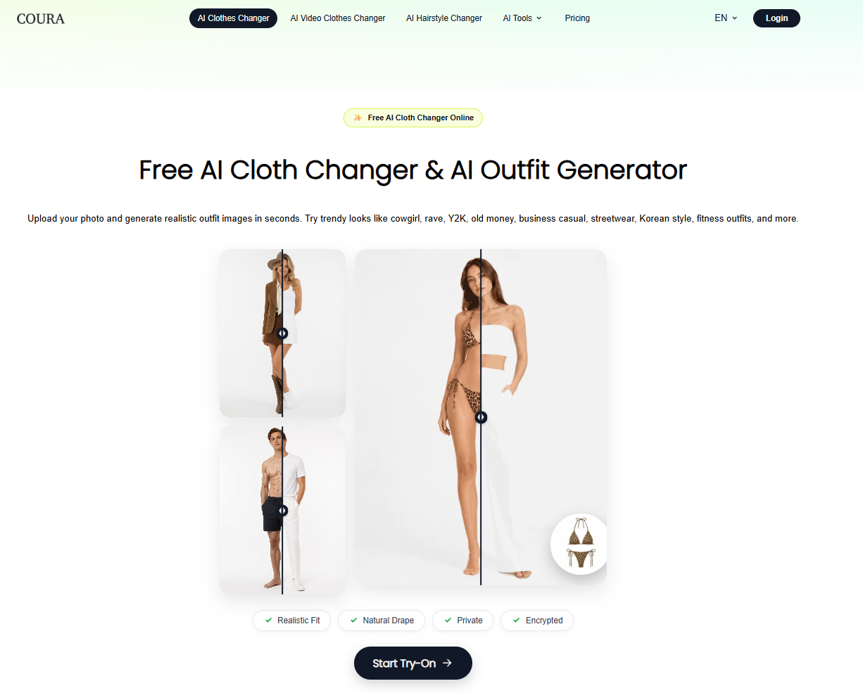 screenshot of Coura AI