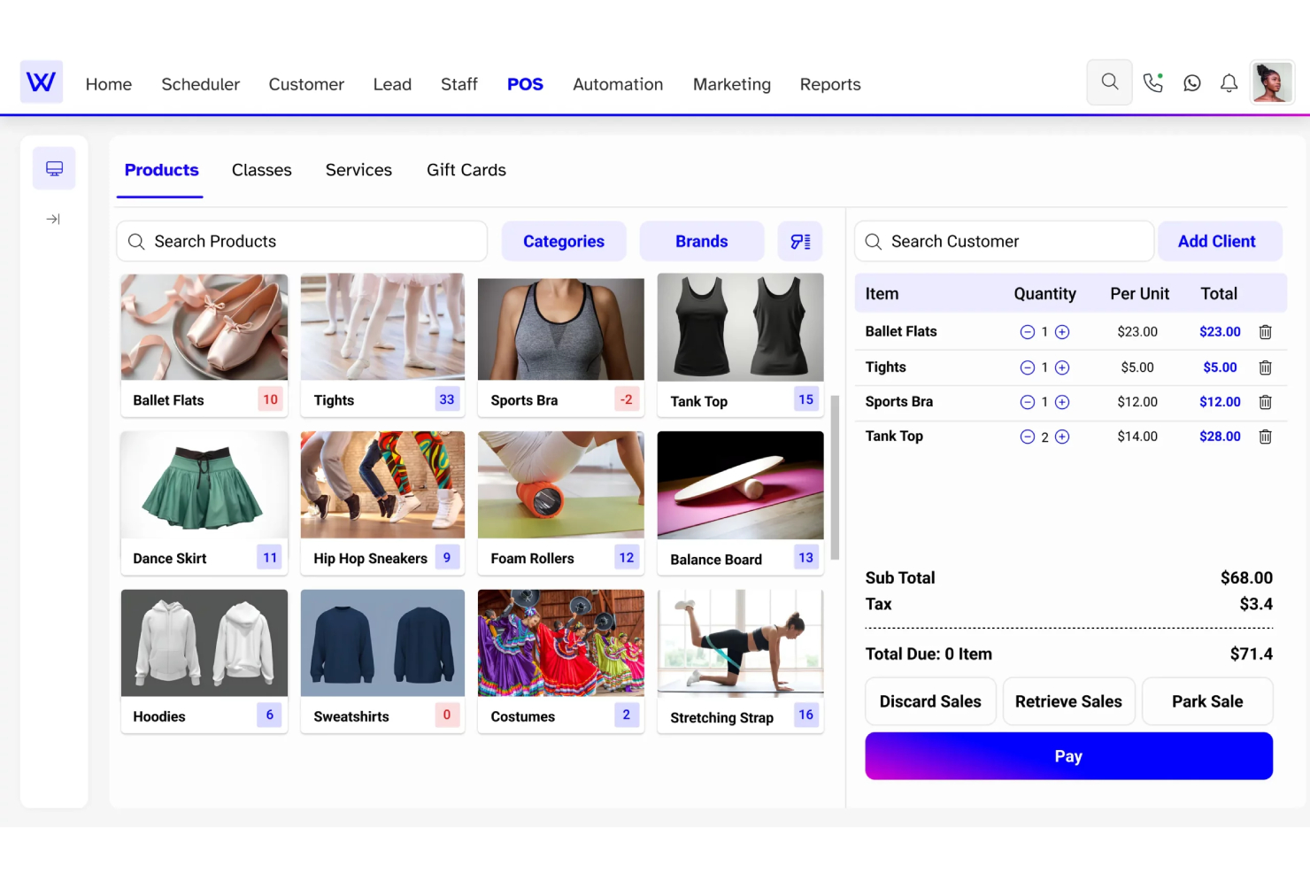 screenshot of Wellyx
