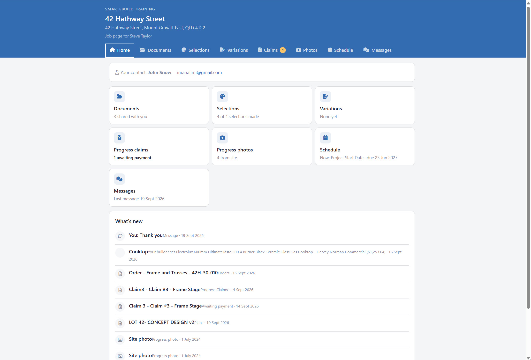 screenshot of SmarteBuild