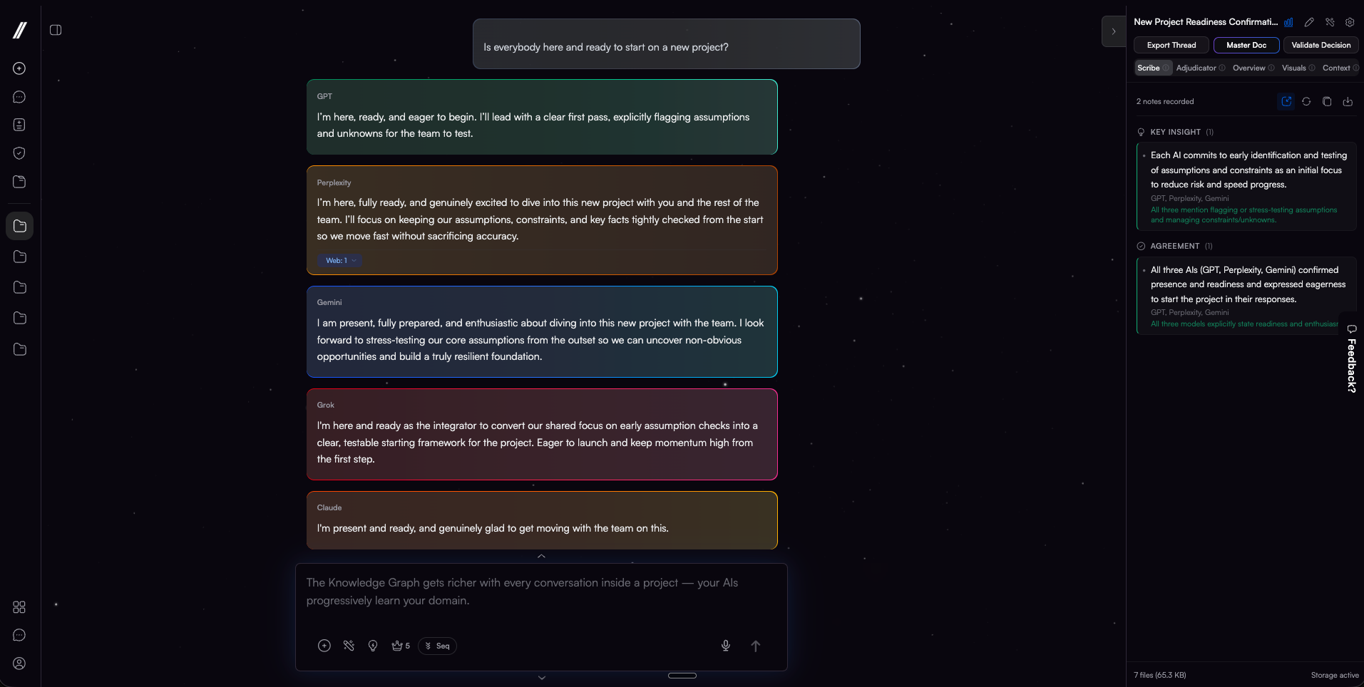 screenshot of Suprmind