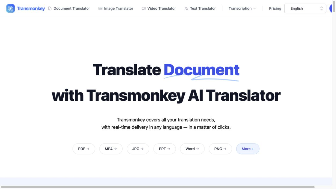 screenshot of TransMonkey
