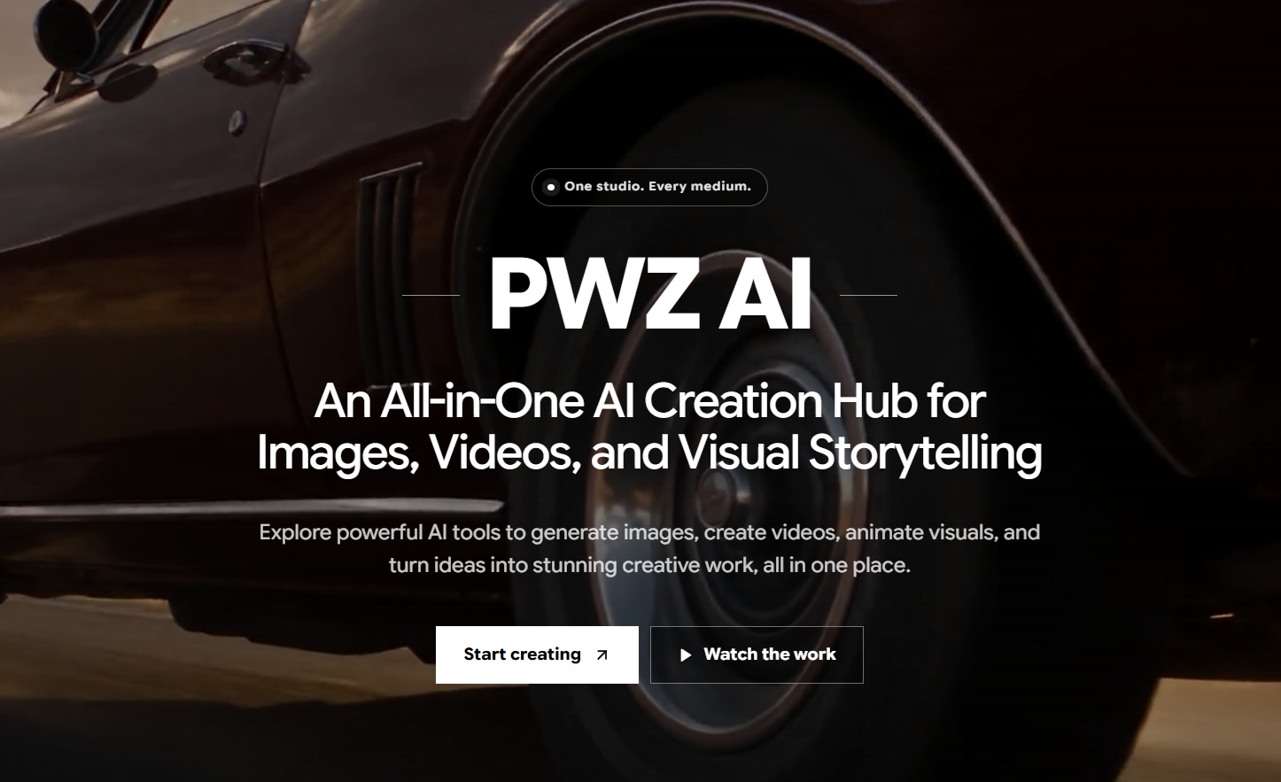 screenshot of PWZ AI
