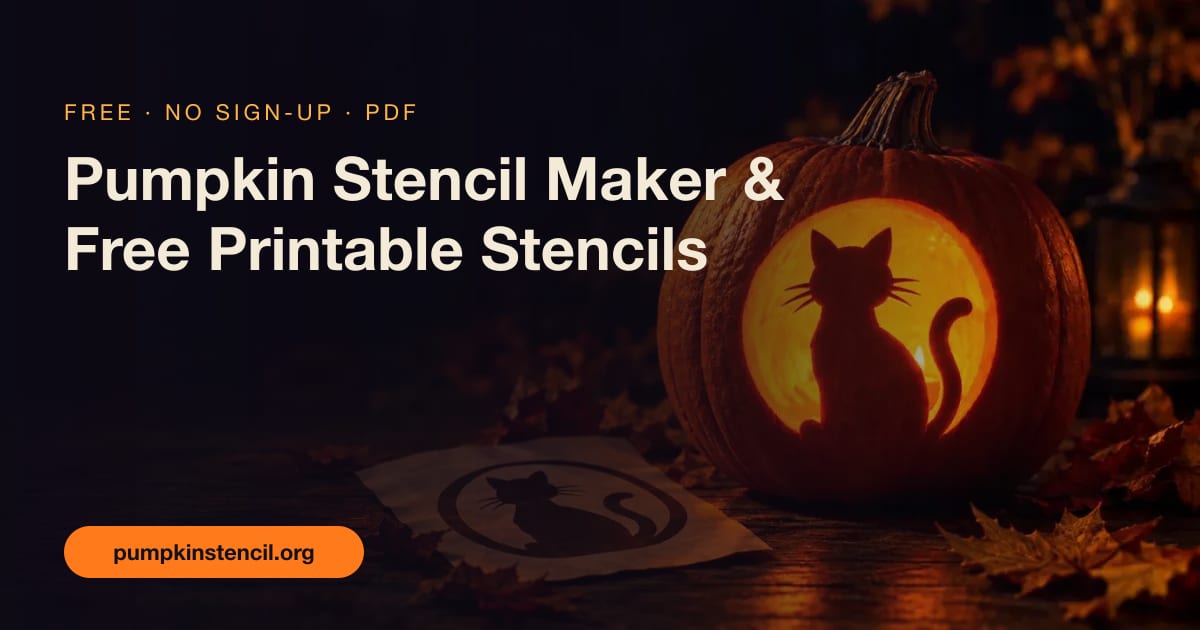 screenshot of PumpkinStencil