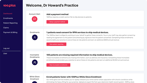 screenshot of 100Plus