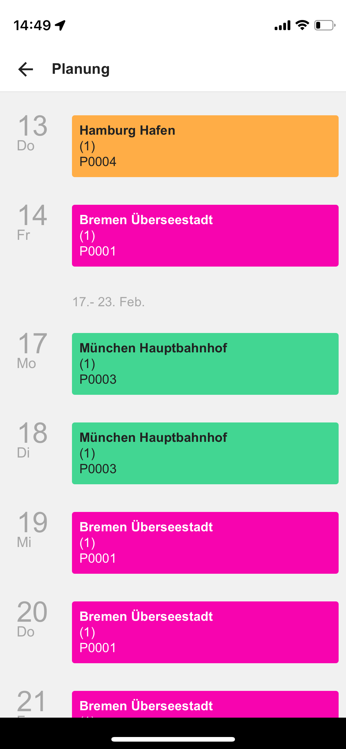 screenshot of 123erfasst