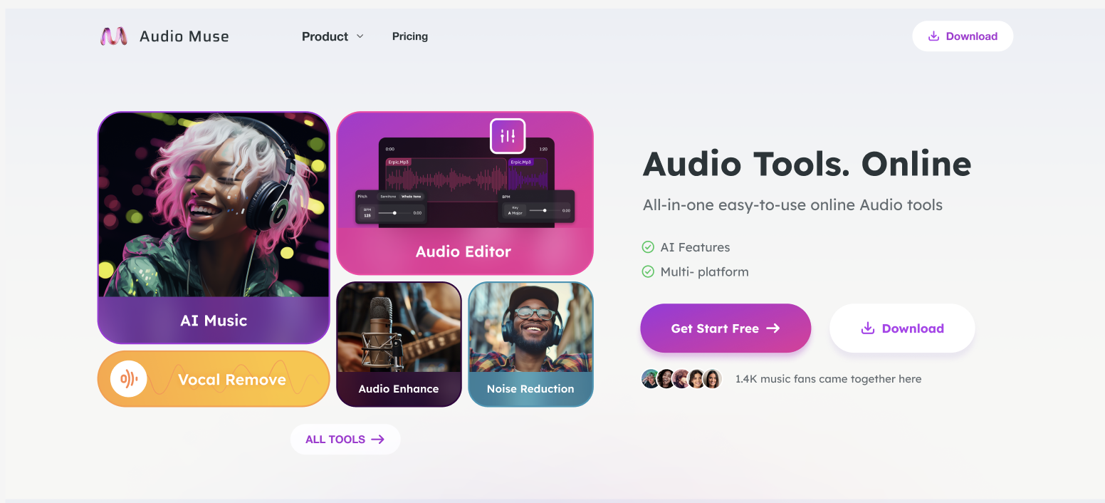 screenshot of AudioMuse
