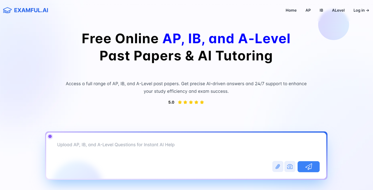 screenshot of Examful.ai