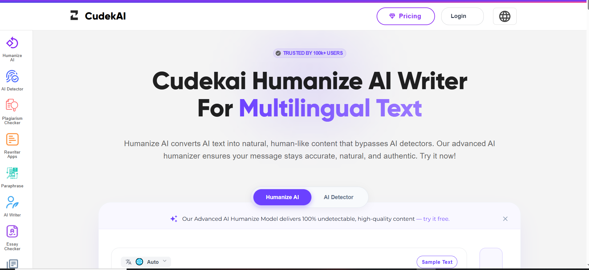 screenshot of Cudekai