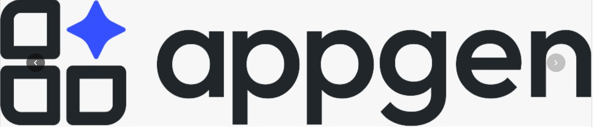 screenshot of AppGen