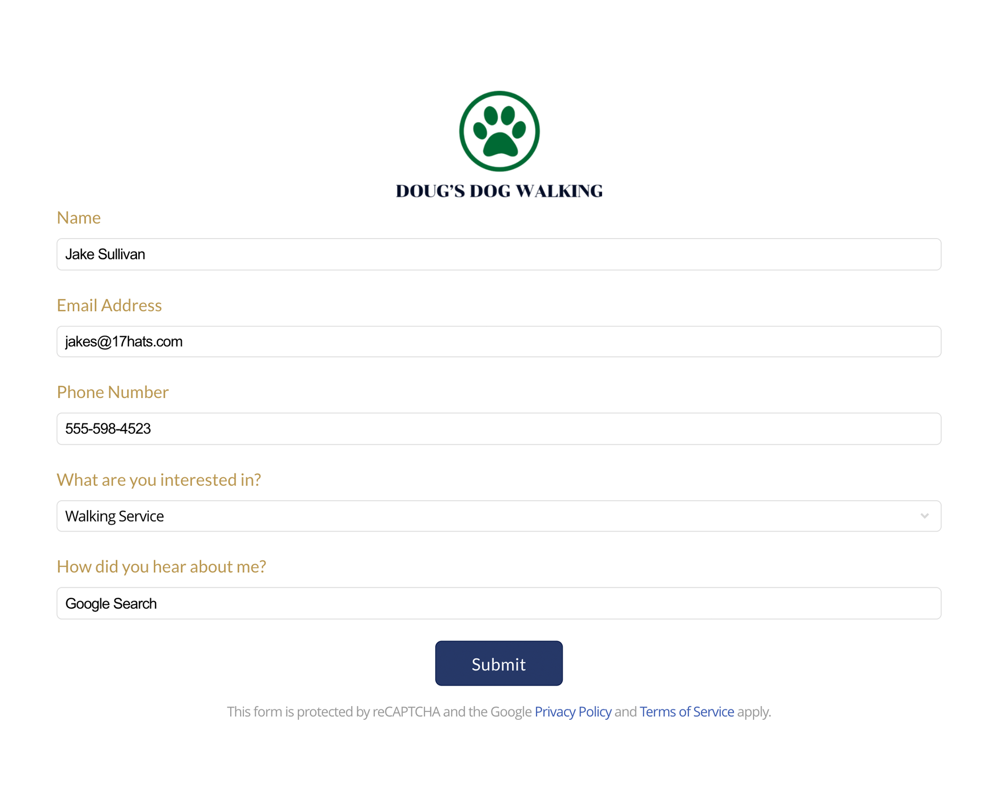 screenshot of 17hats