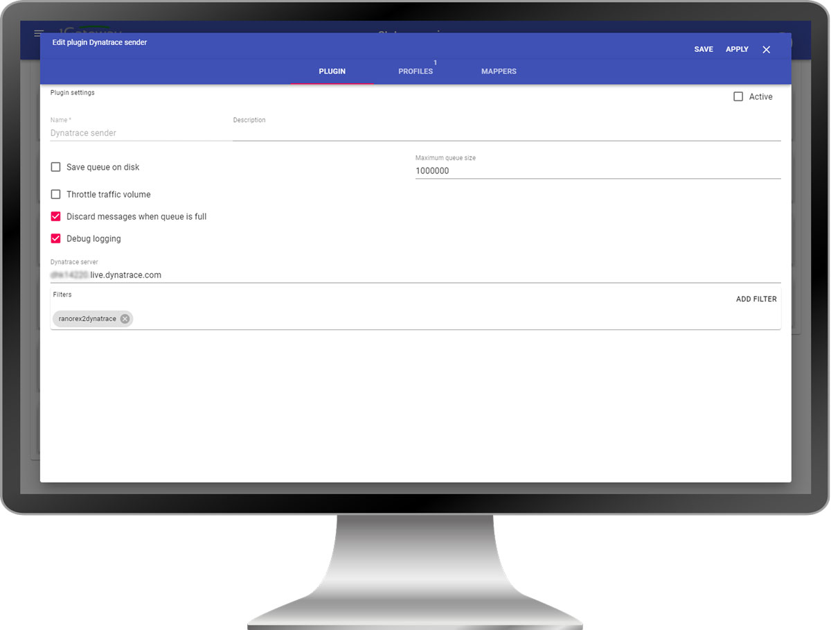 screenshot of 1Gateway