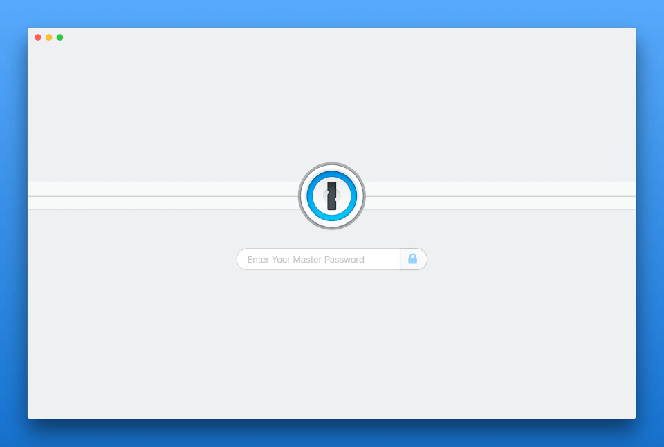 screenshot of 1Password
