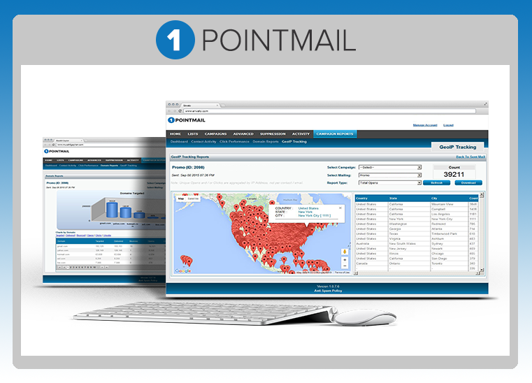 screenshot of 1PointMail