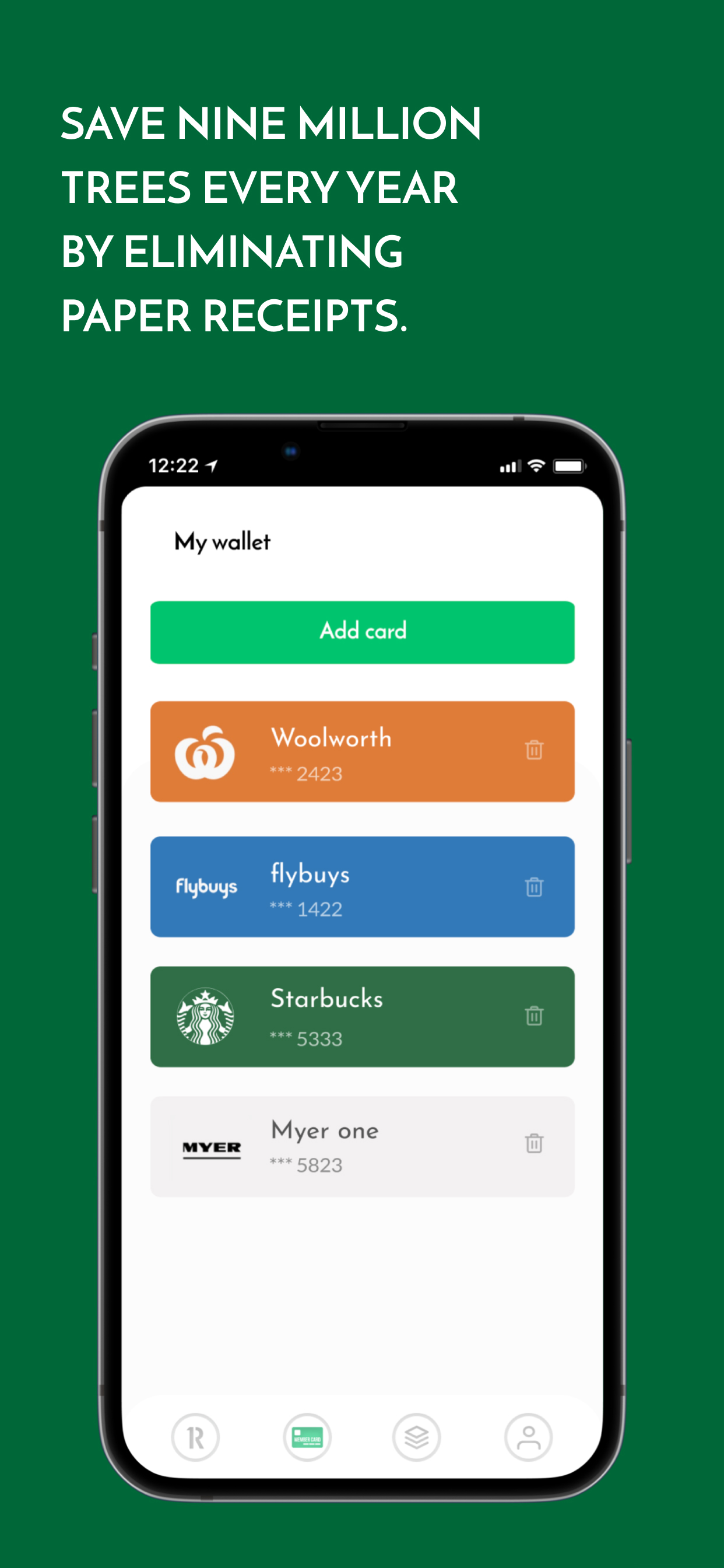 screenshot of 1receipt