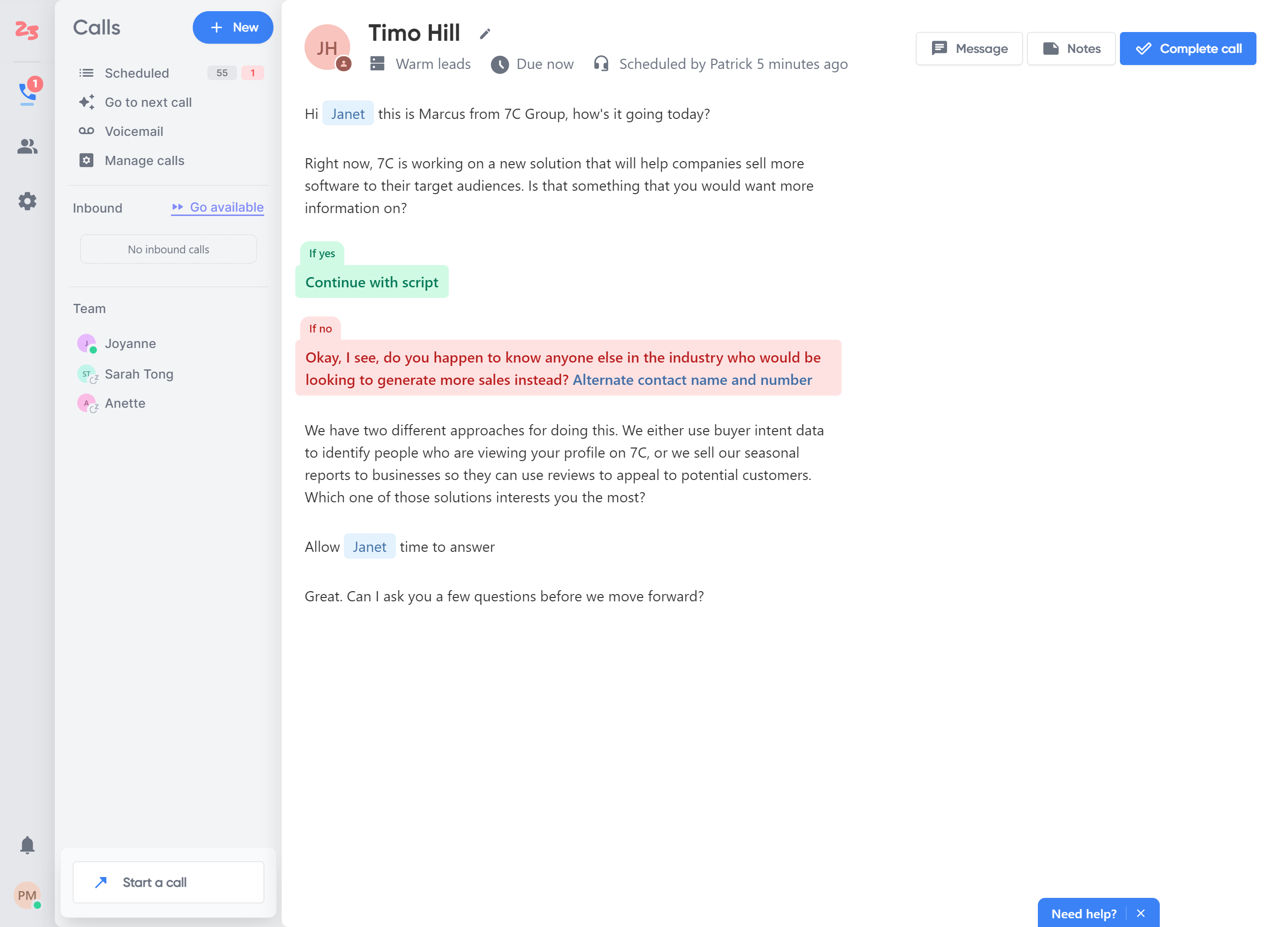 screenshot of 23shout