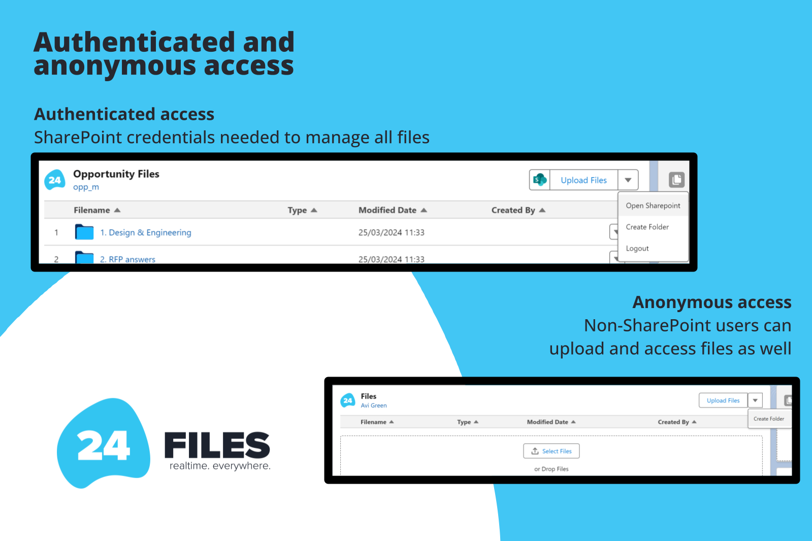 screenshot of 24Files