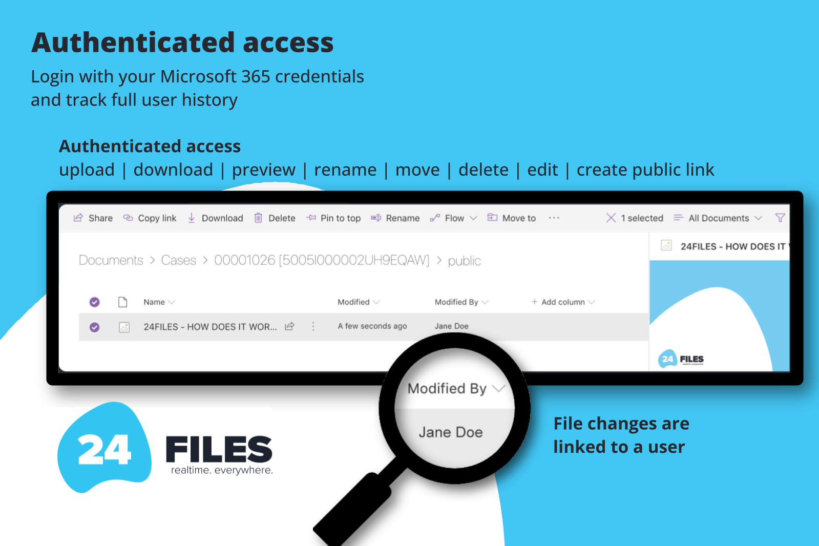 screenshot of 24Files