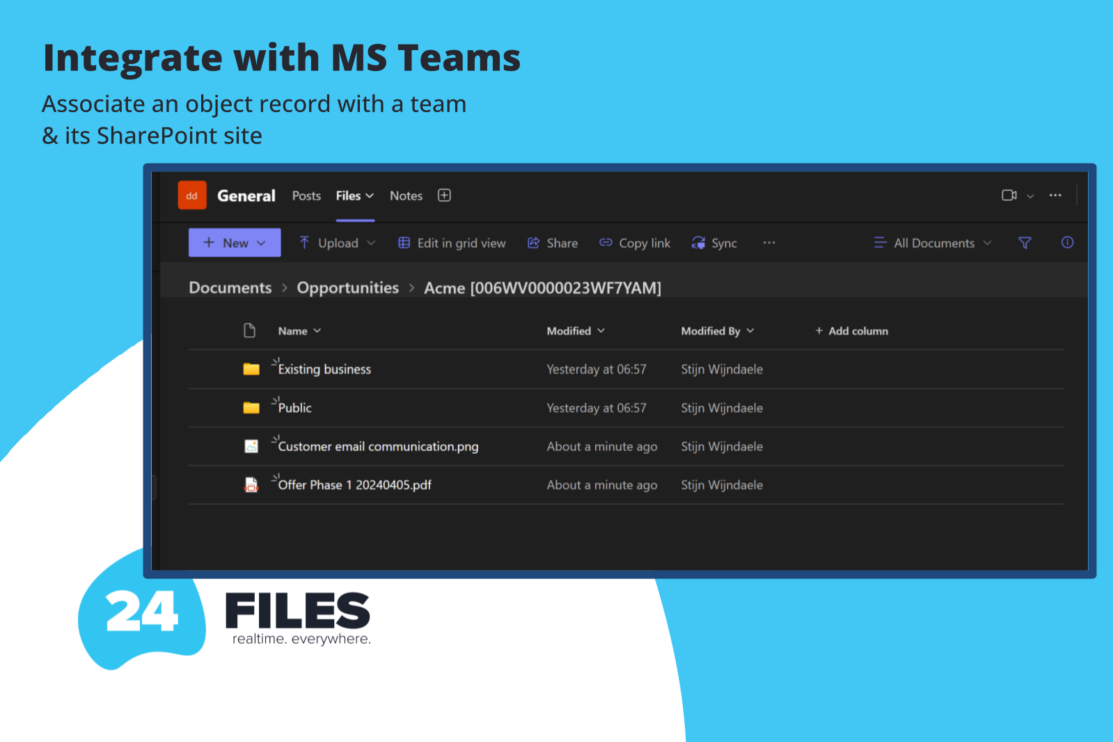 screenshot of 24Files