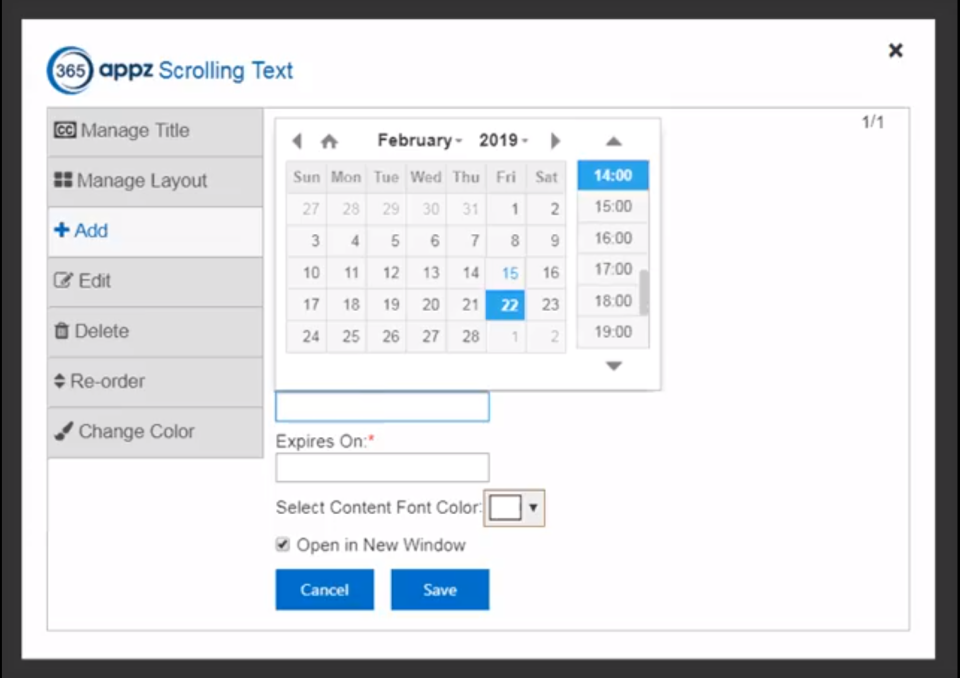 screenshot of 365Appz