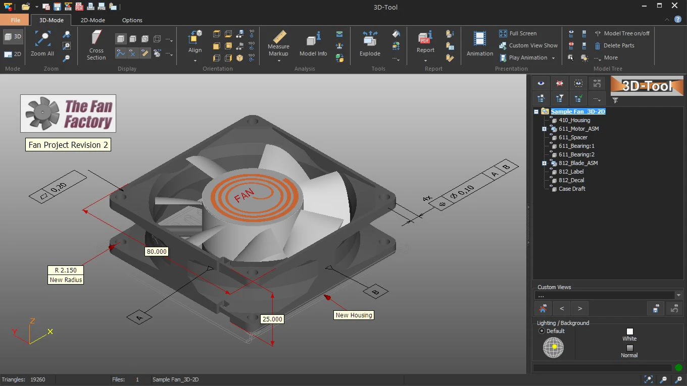 screenshot of 3D-Tool