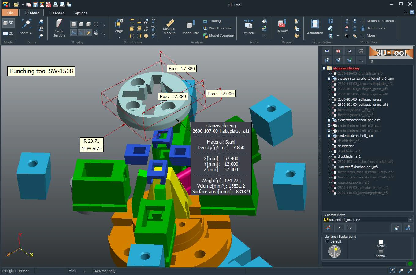 screenshot of 3D-Tool