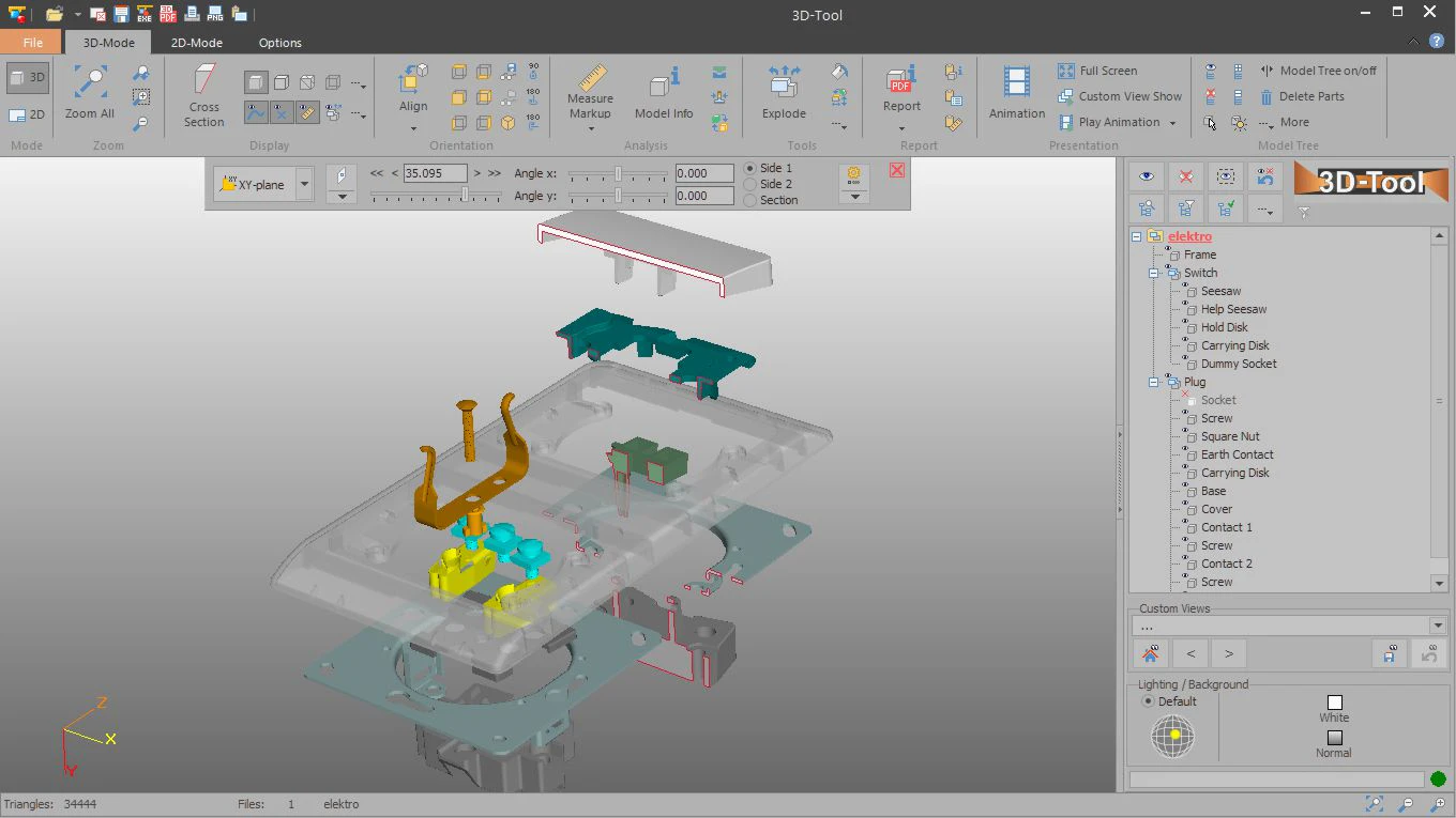 screenshot of 3D-Tool