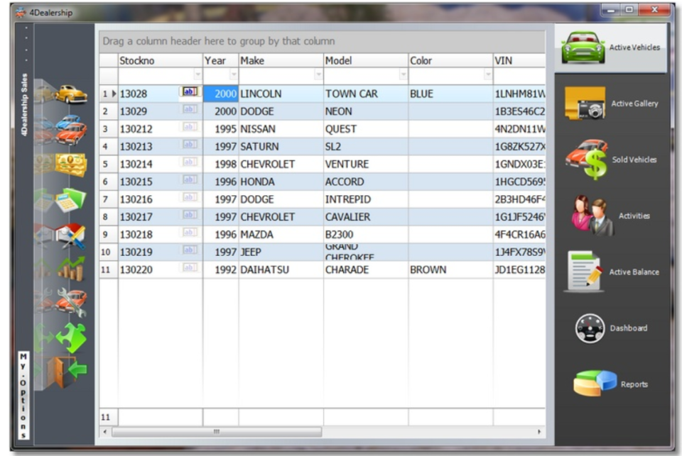 screenshot of 4Dealership