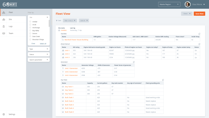 screenshot of 60Hertz