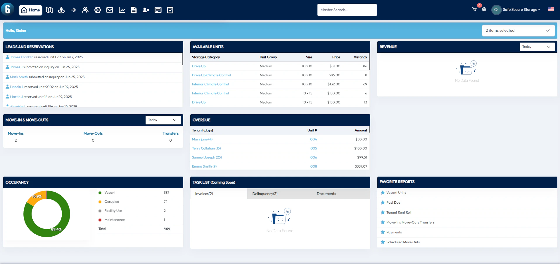 screenshot of 6Storage